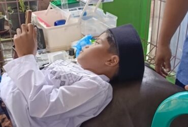 Peduli Sosial Khitan Massal di Masjid Al Huda Balun Sawahan Diikuti 26 Peserta