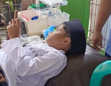 Peduli Sosial Khitan Massal di Masjid Al Huda Balun Sawahan Diikuti 26 Peserta
