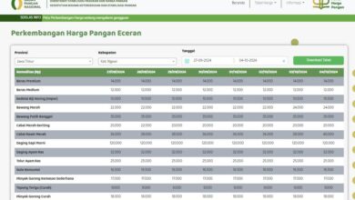 Pergerakan Harga Pangan di Ngawi Jawa Timur Selama Sepekan