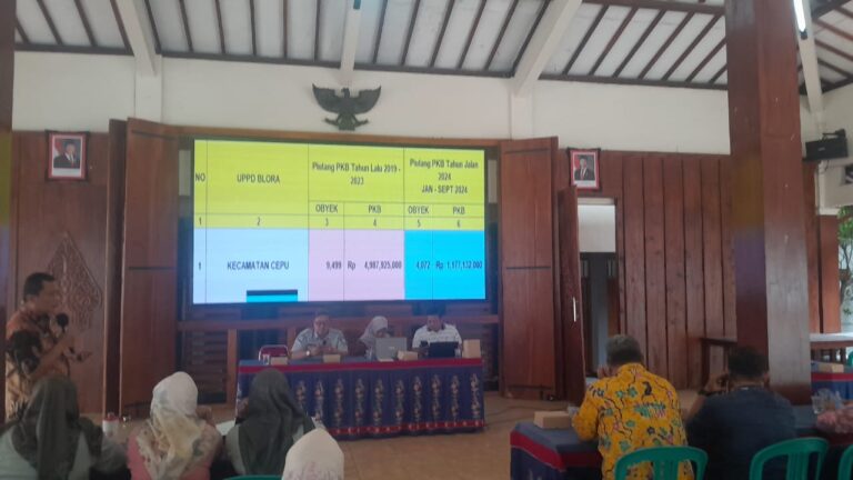 Blora Bersih-bersih Piutang Pajak Kendaraan Bermotor