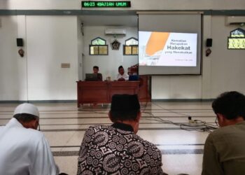 Kajian di Masjid Al Hikmah, Kematian Merupakan Hakikat yang Menakutkan