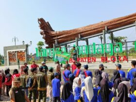 Peringati World Clean Up Day, Ratusan Warga Cepu Bersatu Bersihkan Kota