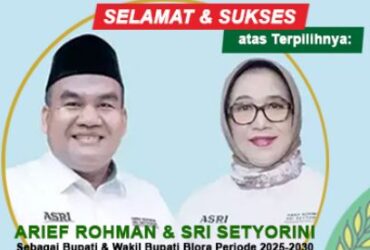 Pilkada Blora 2024: Pasangan ASRI Kantongi 25.142 Suara, Pasangan ABDI 3.949 suara di Kedungtuban