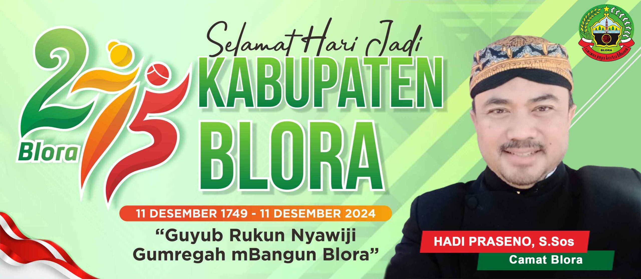 Hut Blora 275 Camat Blora