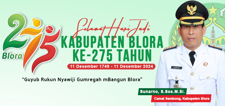 Hut Blora 275 Camat Sambong