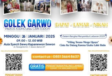 Golek Garwo! Jomblo Harus Tahu, Cari Jodoh Anti Ribet, Ketemu Langsung Jadian