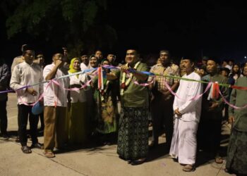 Jalan Dibeton Pemkab Blora Warga Desa Getas Kradenan Gelar Syukuran