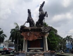 8 Tahun Epik Berdiri Patung Arjuna Wiwaha di Kota Cepu Ambrol