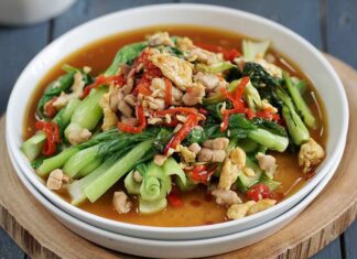 Cah Pokcoy Ayam Jamur Sajian Menu Malam Bergizi Tanpa Repot
