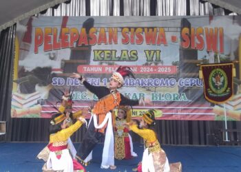 SDN 1 Tambakromo Moncer Gelar Pelepasan Siswa