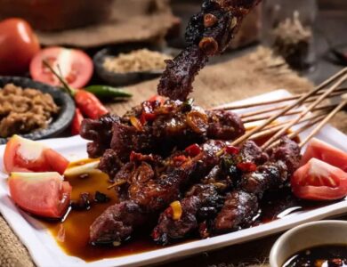 Tanpa Arang Tetap Nikmat Sate Kambing Teflon Kreasi Olahan Daging Qurban yang Lezat dan Anti Gagal