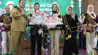 Ahmad Fikri Haikal dan Chintia Aprilia Putri Duta Genre Blora 2025