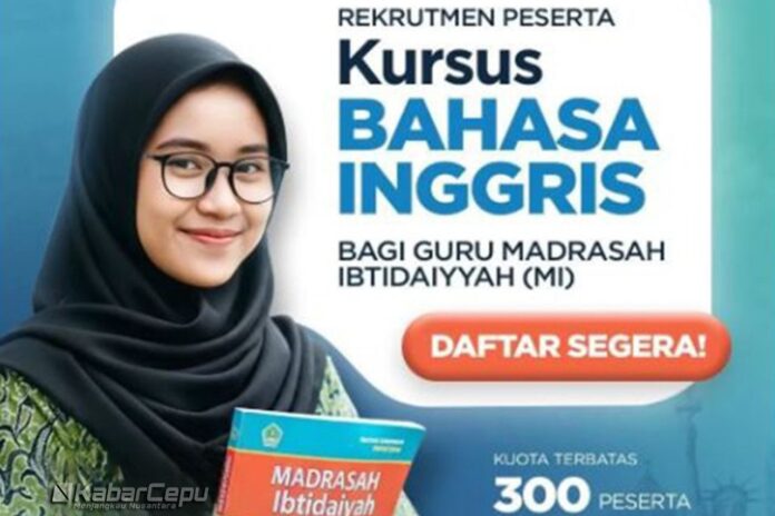 Guru MI Merapat Kemenag Buka Beasiswa Kursus Bahasa Inggris Gratis Cek Kuota dan Cara Daftarnya