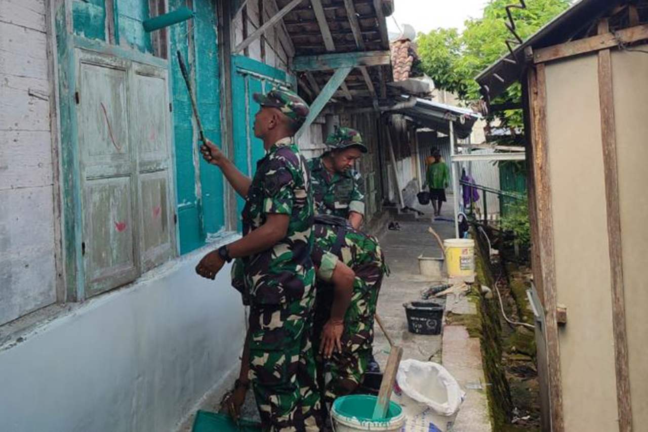 Hadir dengan Hati Suci Untuk Masyarakat: Kodim 0721/Blora Rehab Panti Asuhan di Desa Muraharjo Kunduran 1 Kodim 0721/Blora Rehab Panti Asuhan di Desa Muraharjo Kunduran