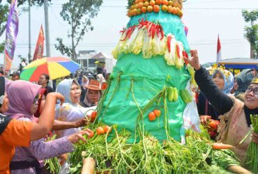 12 Gunungan Ludes Diserbu Warga Kirab Budaya Gunungan 2025 Desa Kentong Berlangsung Meriah