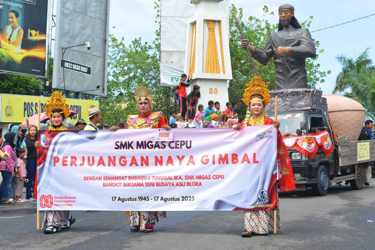 Angkat Legenda Noyo Gimbal SMK Migas Cepu Visualkan Kemerdekaan Melalui Drama Tari 3