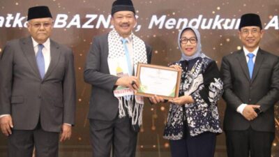 Baznas Award 2025: Bupati Blora Raih Penghargaan Kepala Daerah Pendukung Gerakan Zakat Indonesia