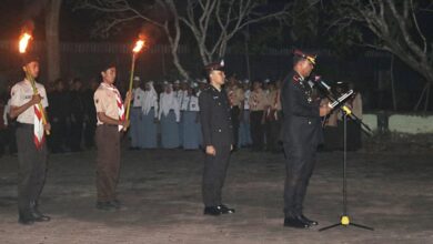 Berjalan Khidmat Apel Kehormatan dan Renungan Suci Dilaksanakan di TMP Wira Bhakti Blora
