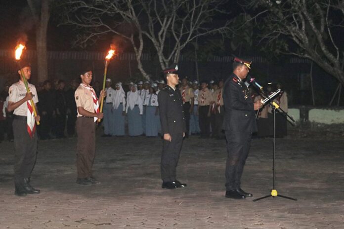 Berjalan Khidmat Apel Kehormatan dan Renungan Suci Dilaksanakan di TMP Wira Bhakti Blora