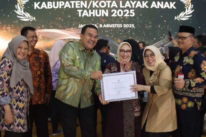 Blora Raih Penghargaan KLA Kategori Nindya Naik Peringkat dari Tahun Sebelumnya