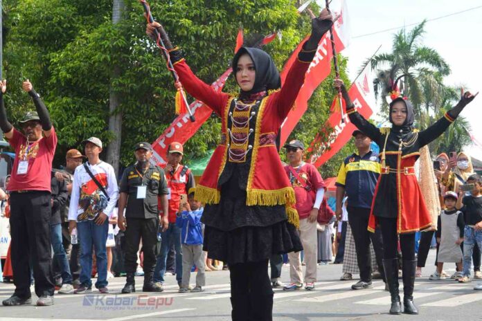 Dihelat Hingga Petang Berikut Daftar Juara Karnaval HUT RI 2025 Tingkat SMP se-Kecamatan Cepu