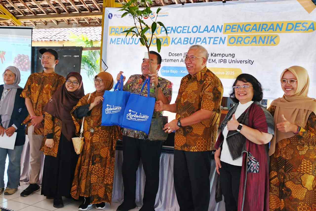 Dosen IPB University Beberkan Ilmu Irigasi untuk Lahan Kering