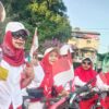 Kibarkan Semangat Kayuh Sepeda Goyang Senam