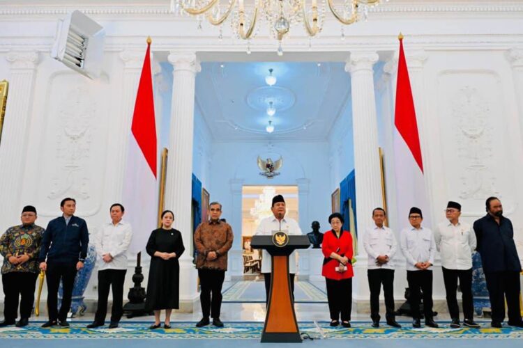 Demo Besar-besaran di RI Presiden Prabowo Kumpulkan Seluruh Ketum Parpol di Istana