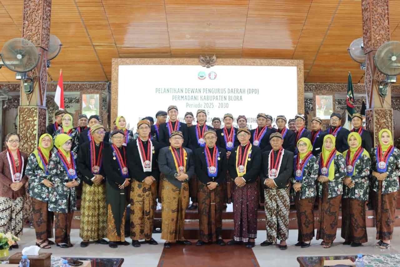 Ngrumat Warisan Kabudayan Pengurus DPD Permadani Blora Periode 2025–2030 Resmi Dilantik 2