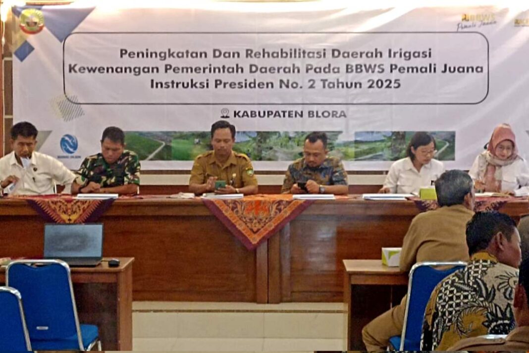 Nilainya Rp9,9 Miliar 7 Daerah Irigasi di Blora Dapat Proyek Inpres Irigasi Kementerian PU