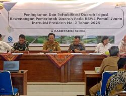 Nilainya Rp9,9 Miliar 7 Daerah Irigasi di Blora Dapat Proyek Inpres Irigasi Kementerian PU