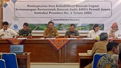 Nilainya Rp9,9 Miliar 7 Daerah Irigasi di Blora Dapat Proyek Inpres Irigasi Kementerian PU