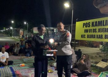 Tonggak Keberlanjutan Keamanan Lingkungan Kapolres Ajak Warga Blora Aktifkan Poskamling