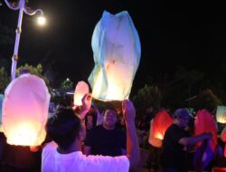 Cahaya Indah Hiasi Langit Noyo Gimbal Blora