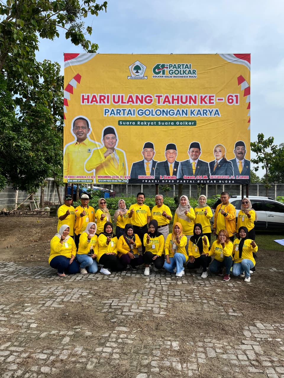 HUT Partai Golkar di Blora 500 Paket Sembako Diobral Murah Meriah 2
