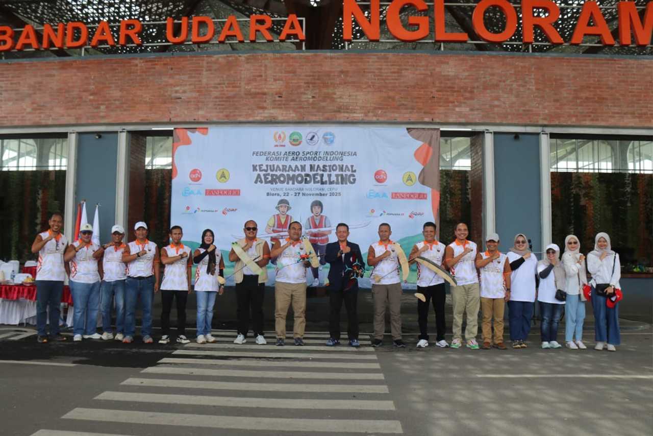 277 Peserta dari 8 Provinsi Meriahkan Kejurnas Aeromodelling 2025 di Bandara Ngloram Cepu 2