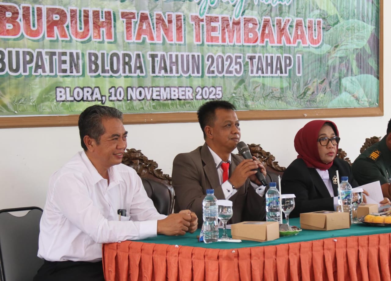 BLT DBHCHT Tahap I 2025 Disalurkan, 3.888 Buruh Tani Tembakau Blora Terima Rp600 Ribu