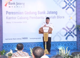 Bupati Blora Resmikan KCPS Bank Jateng Syariah, Dukung Pertumbuhan UMKM dan Ekonomi Inklusif