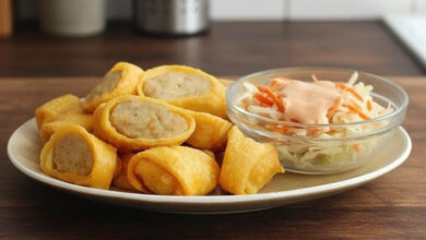 Resep Chicken Egg Roll Rumahan, Anti Gagal
