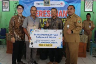 Krisis Air Bersih di Desa Tempurejo Blora Telkom Turun Gunung Bantu Sarpras