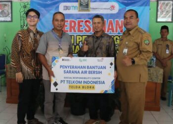 Krisis Air Bersih di Desa Tempurejo Blora Telkom Turun Gunung Bantu Sarpras