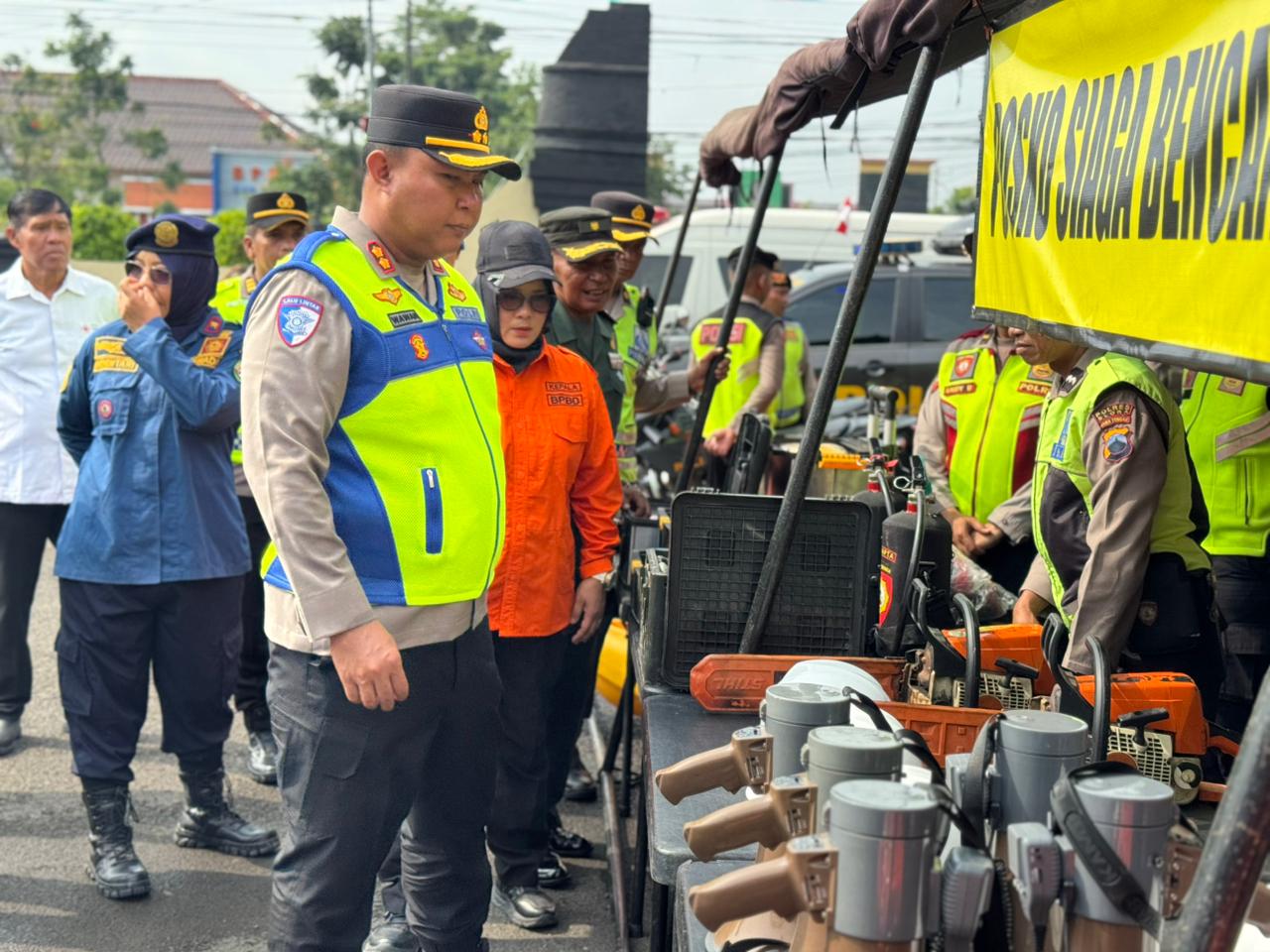Waspada Fenomena La Nina Kapolres Blora Pimpin Apel Kesiapan Tanggap Darurat Bencana Hidrometeorologi 2025 2