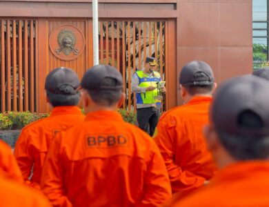 Waspada Fenomena La Nina Kapolres Blora Pimpin Apel Kesiapan Tanggap Darurat Bencana Hidrometeorologi 2025