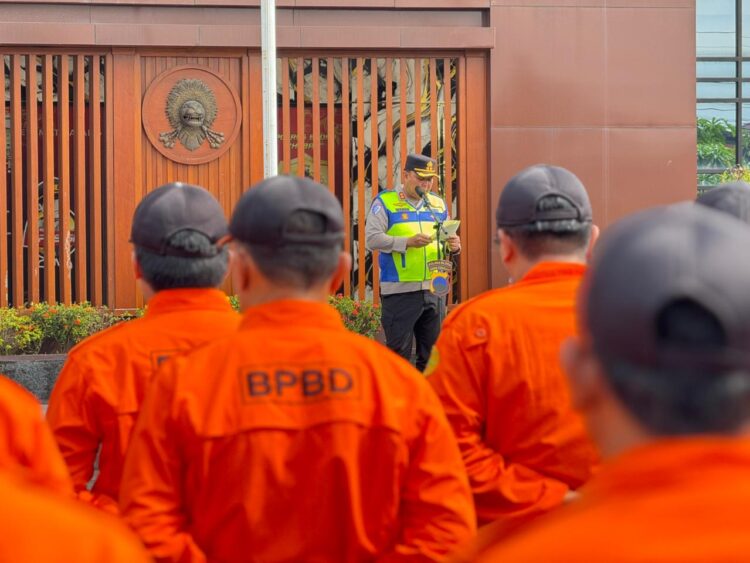 Waspada Fenomena La Nina Kapolres Blora Pimpin Apel Kesiapan Tanggap Darurat Bencana Hidrometeorologi 2025