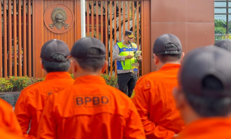 Waspada Fenomena La Nina Kapolres Blora Pimpin Apel Kesiapan Tanggap Darurat Bencana Hidrometeorologi 2025