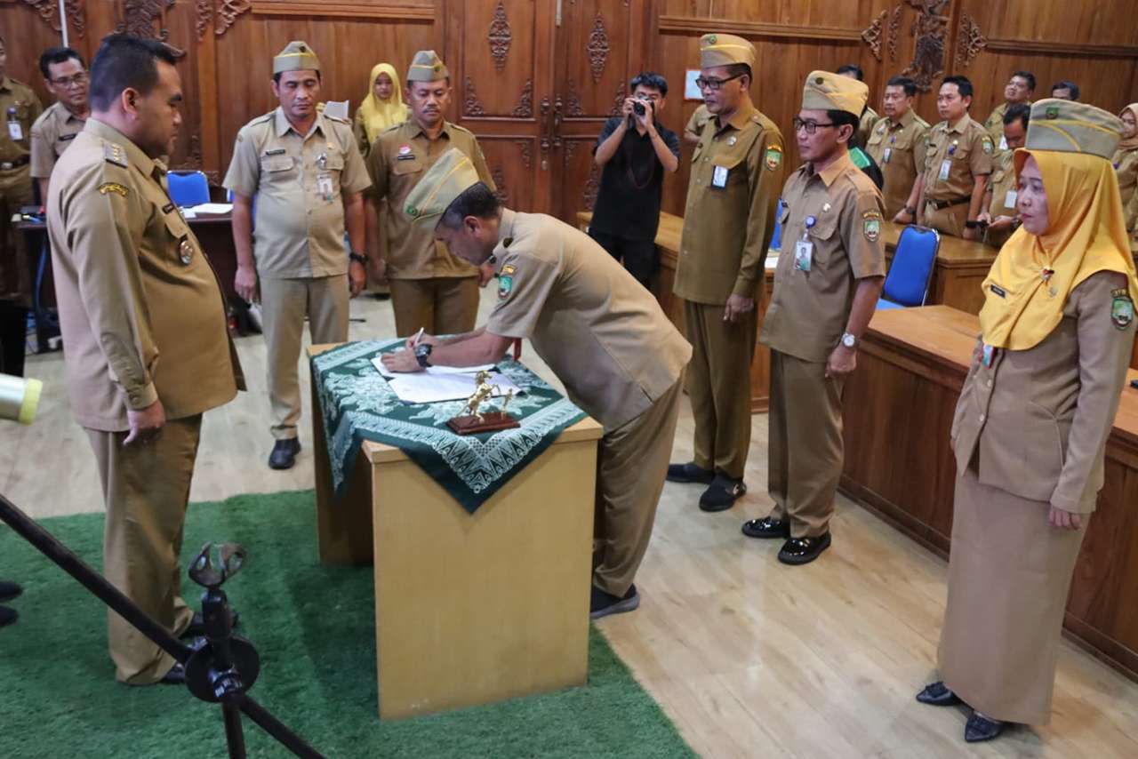 Perubahan Struktural 4 Pejabat Eselon II Pemkab Blora Resmi Berganti 2