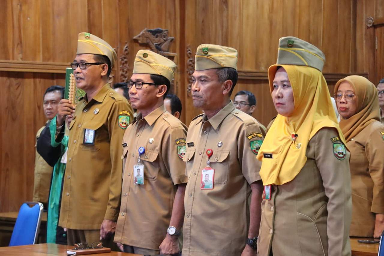 Perubahan Struktural 4 Pejabat Eselon II Pemkab Blora Resmi Berganti