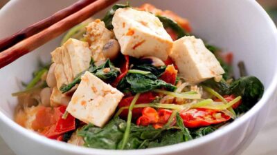 Bergizi Tanpa Kompromi: Resep Tumis Bayam dan Tahu Sehat Bergizi Bikin Kenyang Lebih Lama