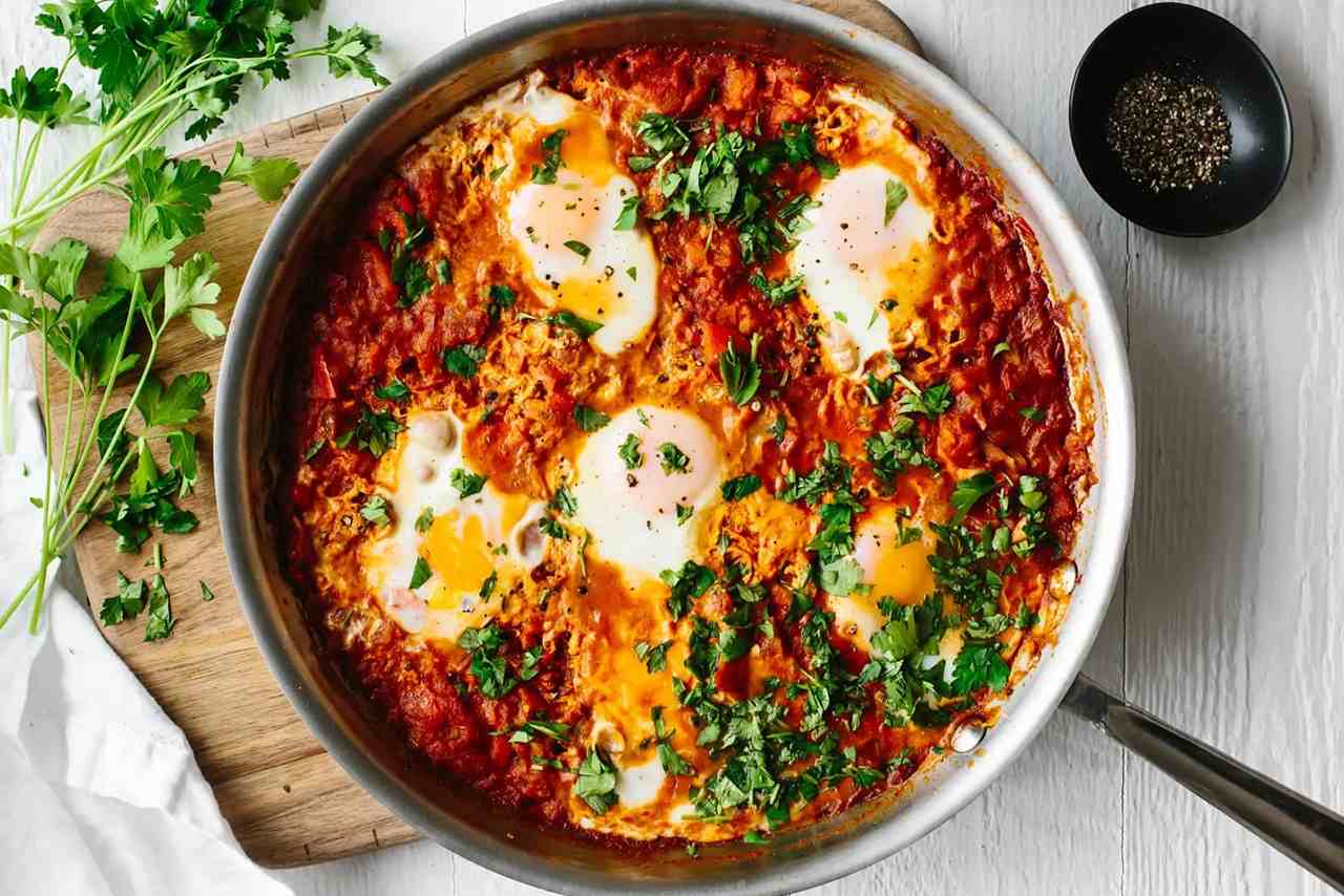 Sahur dengan Shakshuka Telur Dadar Khas Timur Tengah yang Autentik dan Kaya Rempah Simak Resepnya