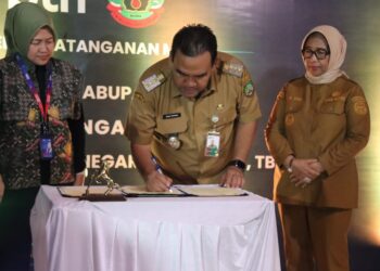Unik Pemkab Blora dan BTN Teken MoU di Dalam Goa Terawang
